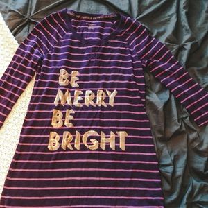 Merry and Bright Purple Dress